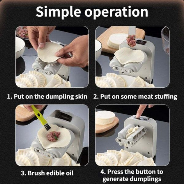 Electric Dumpling Artifact Automatic Easy Dumpling Maker Machine Kitchen Household - Image 4