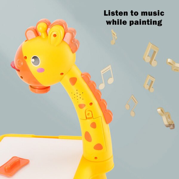 Children LED Projector Art Drawing Table Toys Painting Board Desk - Image 3