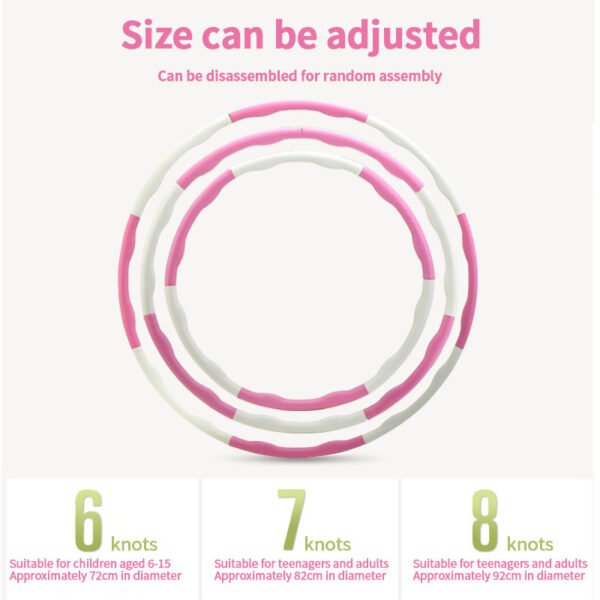 Home Workout Sports Hoop Circle Slimming Massage Hoop Fitness Excercise Gymnastic Yoga Hoop Accessories Bodybuilding Equipment - Image 6