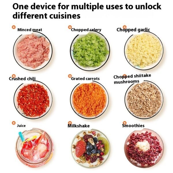 Multifunctional Meat Grinder Blender Home Cooking Machine - Image 2