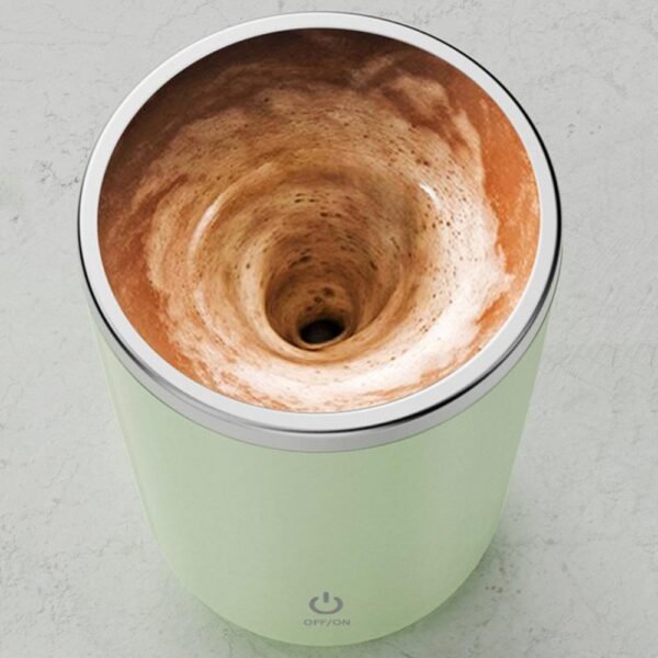Automatic Self-Stirring Mug – 350ml Stainless Steel Electric Mixer Cup - Image 8