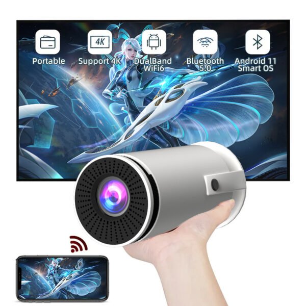 Barrel Machine Hy300 Smart AnzhuoHD Projection Screen Home Recommend Projector - Image 6