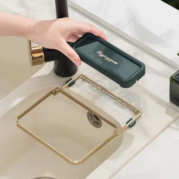 Kitchen Sink Filter Rack Suction Cup Disposable Leftover Leftovers Filter Pocket Kitchen Garbage Drain Rack Sink Strainer Kitchen Gadgets - Image 3