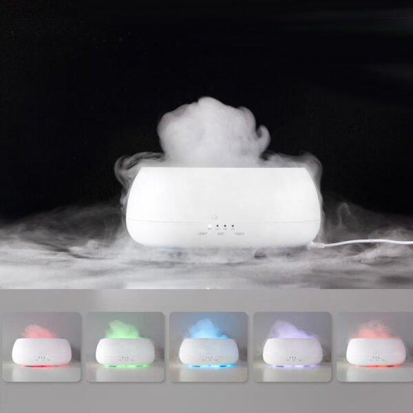HOMEFISH Aroma Diffuser 500ml Ultrasonic Air Humidifier Colorful Light Fragrance Diffuser Essential Oil Diffuser For Home - Image 5