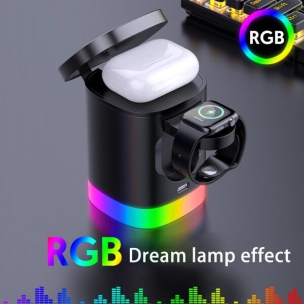 3-in-1 RGB Magnetic Wireless Charger - Image 9